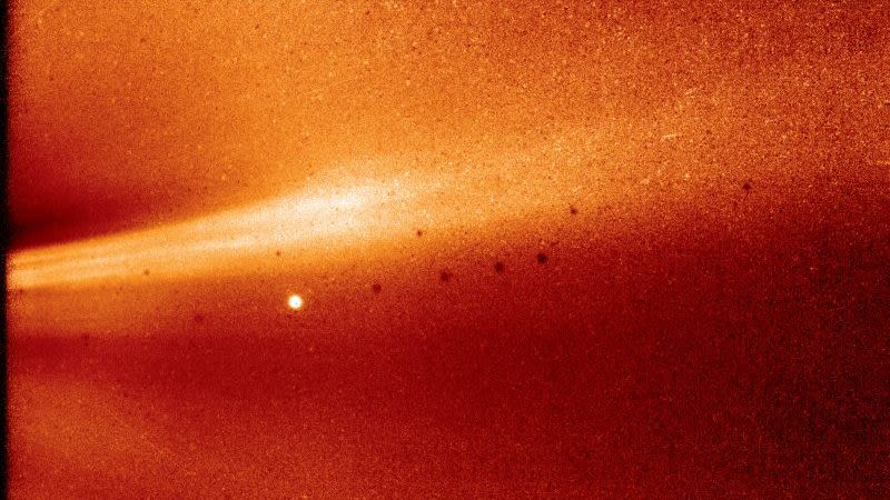 Una foto de la corona del Sol tomada por la Parker Solar Probe